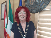 Cathaoirleach Cllr Carmel Kelly pictured today after the election