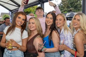 Laois punters enjoying the 2024 Old Fort Quarter Festival. Photo: Alf Harvey