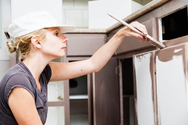 8. Can you paint kitchen cabinets?