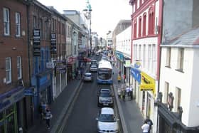 Ferryquay Street in Derry's city centre.