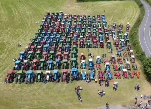 Over 200 vehicles registered for last year's Brereton's Tractor Run.