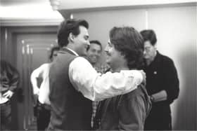 Roy Wagner pictured with Johnny Depp