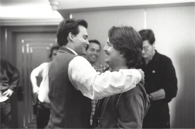 Roy Wagner pictured with Johnny Depp