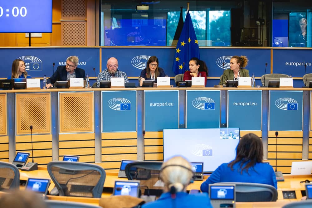 Noel Sherry was in Brussels at invitation of MEP Kathleen Funchion to attend discussions at the European Parliament