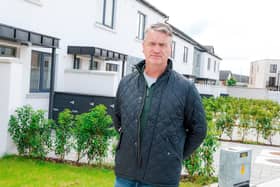 Cllr Bill Clear at the new development