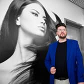 Chris Devine pictured at the opening of his new salon in Tullamore. Pic; Michael McGrath