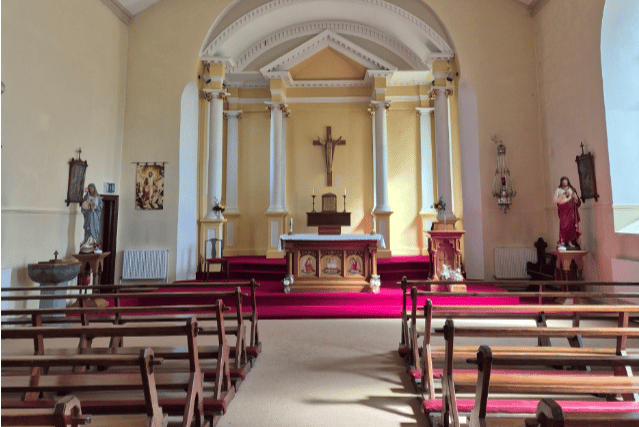 In 2010, he undertook a major renovation of the Church of Saint Kieran costing in excess of €340,000. The building was re-roofed, and a new heating system installed with full interior refurbishment. Again, the works were fully funded by the local community.