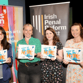 Louise Holian, Interim Creative director, Kids Own Publishing Partnership; Senator Lynn Ruane; Saoirse Brady, director, Irish Penal Reform Trust; and Ashling Tobin, Irish Penal Reform Trust