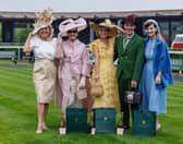 Davinia Knight, from Portarlington, County Offaly, centre, with  Michael Fitzpatrick, from Stradbally, Laois and Faith Amond, from Carlow, were among the finalists in The Ashford Castle Style Icon