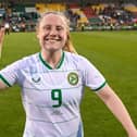 Republic of Ireland player Amber Barrett is named in the recent squad