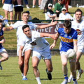 Tipperary's Cian Smith goes on the attack for Tipperary in the Tailteann Cup game against Kildare. Picture: Michael Boland