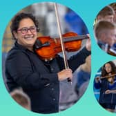 Children in  Rathdowney and Timahoe schools took part in Fiddle Fiesta.