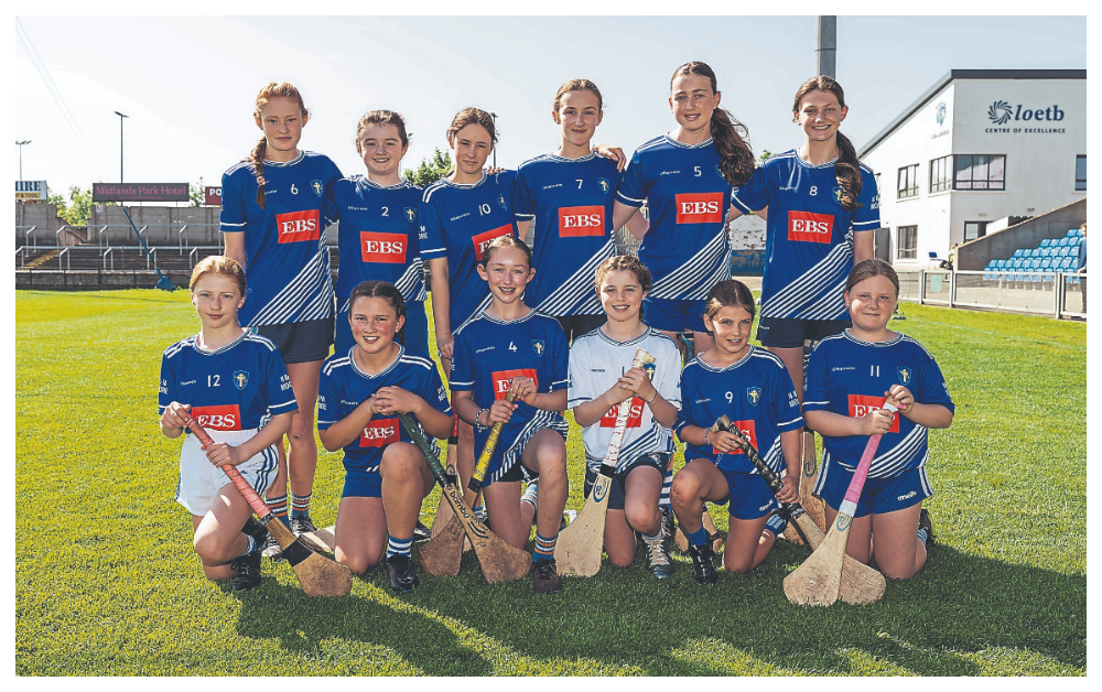 Castletown PS who played Holy Family NS in the Division 1 Camogie final at the Cumann na mBunscol finals in Laois Hire O’Moore Park. Picture: Alf Harvey.