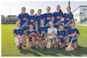 Castletown PS who played Holy Family NS in the Division 1 Camogie final at the Cumann na mBunscol finals in Laois Hire O’Moore Park. Picture: Alf Harvey.