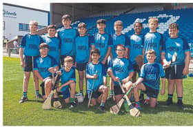 Scoil Bhríde Portlaoise who played Scoil Mhuire Fatima Timahoe in the Division 4 championship final at the Cumann na mBunscol finals in Laois Hire O’Moore Park. Picture: Alf Harvey.