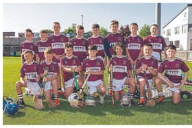 St. Patrick’s BNS Portarlington who played Gaelscoil Phortlaoise in the Division 2 Hurling Shield final at the Cumann na mBunscol finals in Laois Hire O’Moore Park. Picture: Alf Harvey.