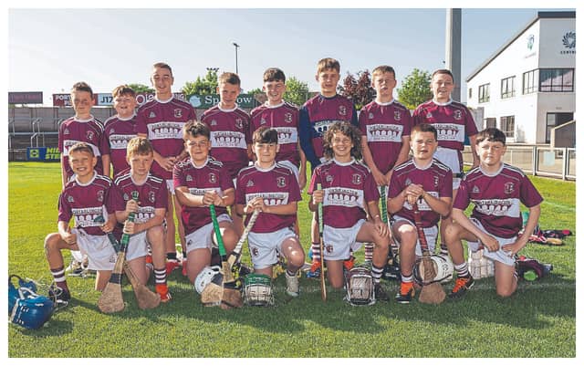 St. Patrick’s BNS Portarlington who played Gaelscoil Phortlaoise in the Division 2 Hurling Shield final at the Cumann na mBunscol finals in Laois Hire O’Moore Park. Picture: Alf Harvey.