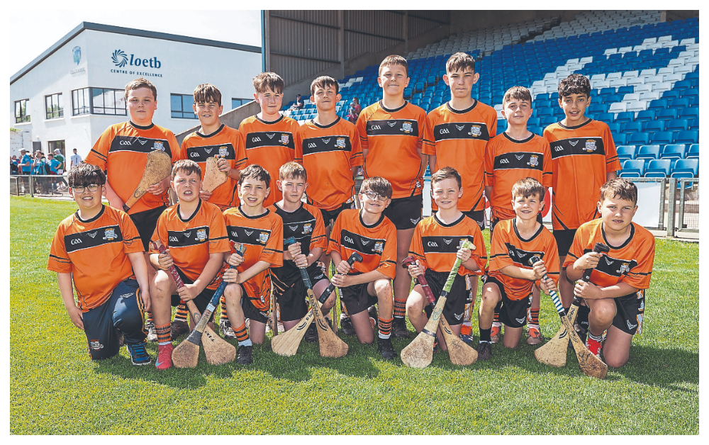 Paddock NS who played Clonaghadoo NS in the Division 3 Hurling Shield final at the Cumann na mBunscol finals in Laois Hire O’Moore Park. Picture: Alf Harvey.