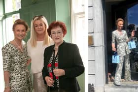 (left) Aileen Harris, a past Holman Lee Agency model, Dorothy Cantwell, who hosted Holman Lee Agency shows for some years and I, at the splendid soirée!  | PICTURE:  Salvatore Conte