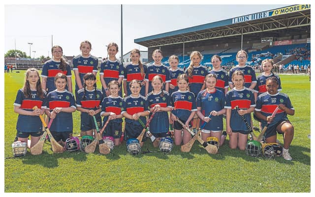Gaelscoil Phortlaoise who played Scoil Bhríde Portlaoise at the Cumann na mBunscol finals in Laois Hire O’Moore Park. Picture: Alf Harvey.