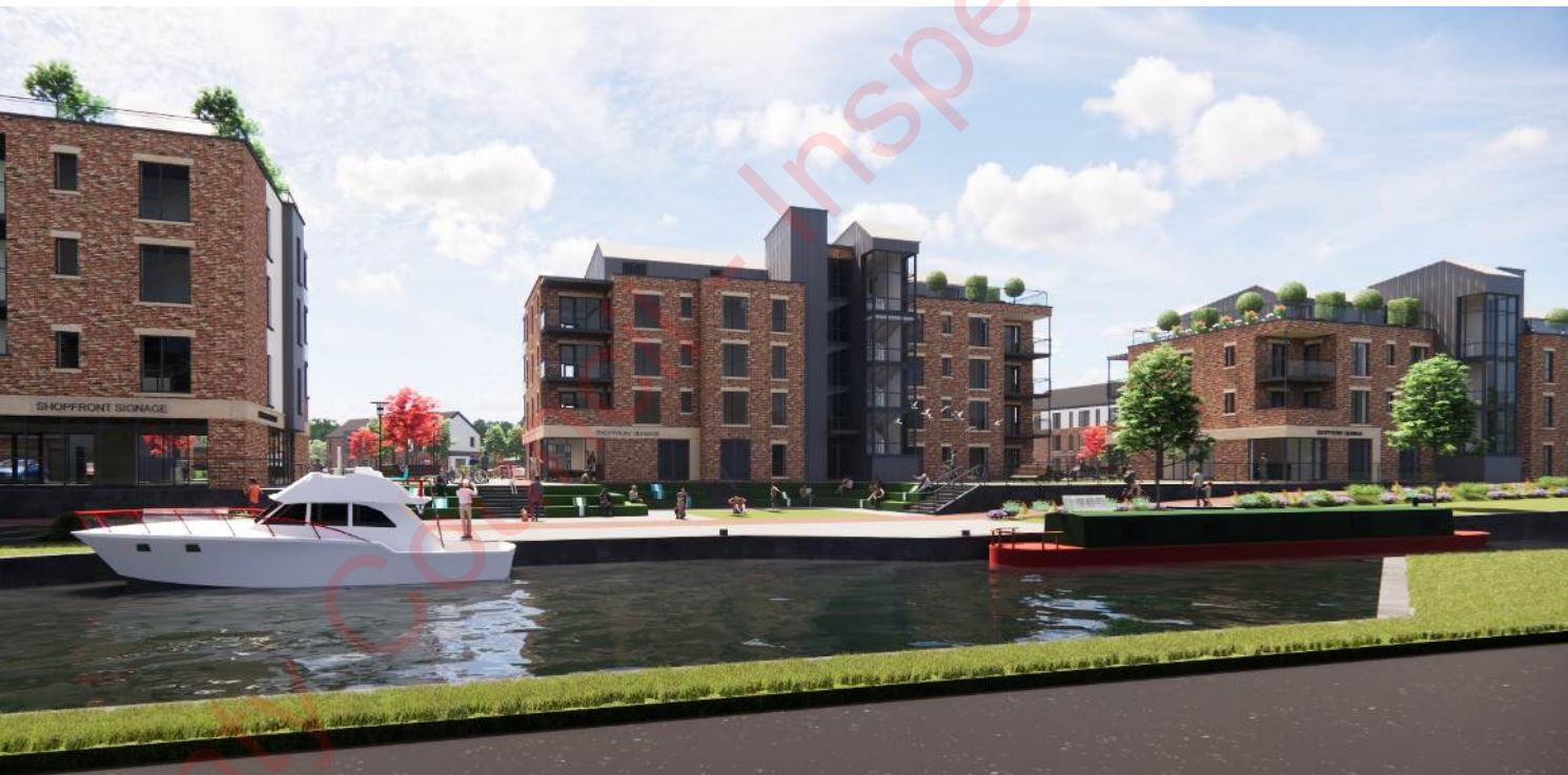 A design image of Mill Harbour in Sallins