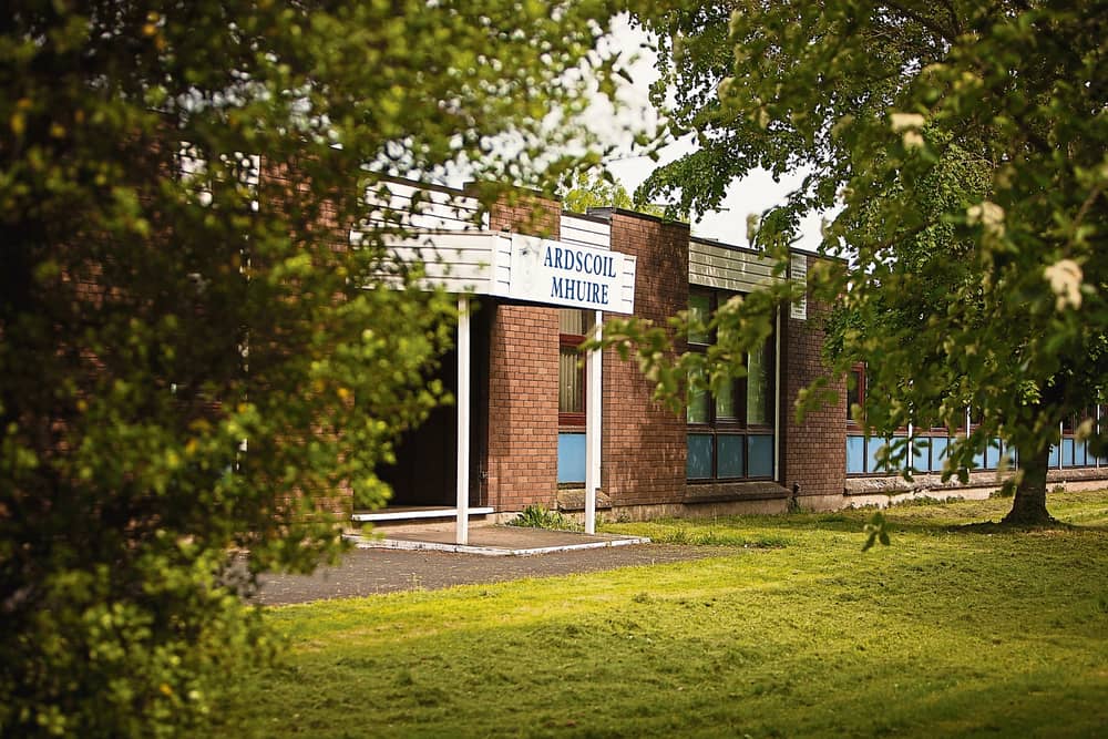 The existing Ardscoil Mhuire is to be demolished this summer