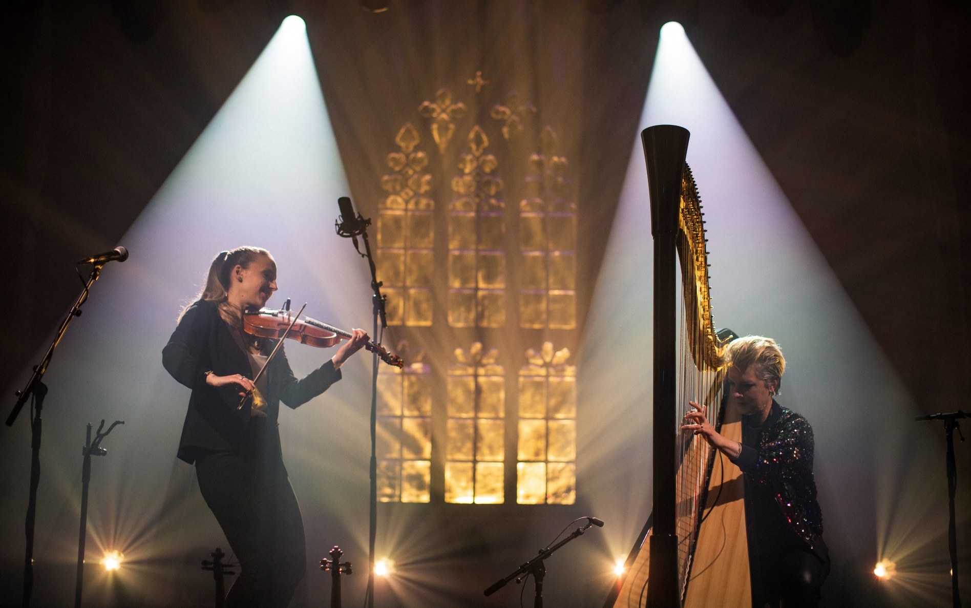 Catrin Finch and Aoife Ní Bhriain released their debut album as a duo, Double You, on October 27 2023