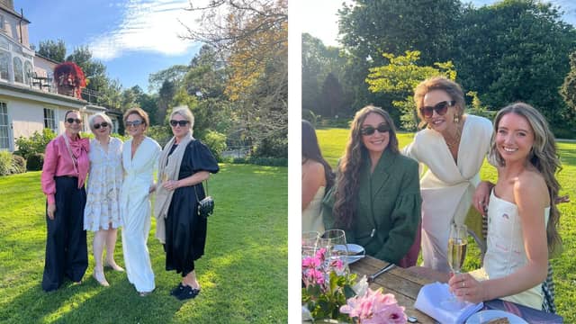Left: Jess Colivet, Bairbre Power, Rachel Allen and I | Right: Ashley McDonnell, Aoife McNamara and I