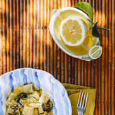 “Choose small, young courgettes if you can find them, their flavour is superior and they have a lower water content. I also use pecorino sardo, which has both a lemony flavour and nutty sweetness that work perfectly here. If you can’t find it, use Parmesan or a mix of pecorino romano and Parmesan. I often make the sautéed courgettes the night before, and keep them in the refrigerator before putting this together the next day for a last-minute lunch. I like using smooth penne, but spaghetti or rigatoni also work well.”
