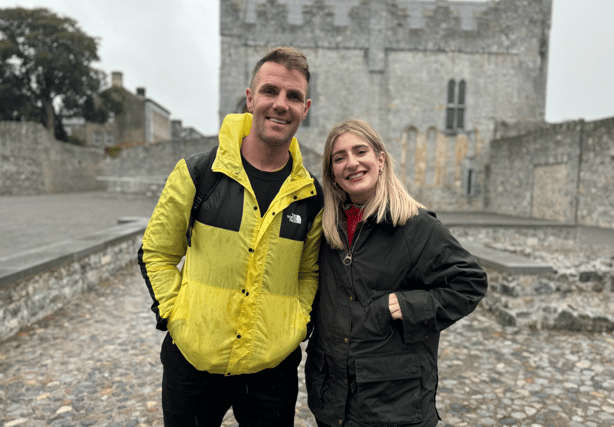 Barry Murphy and Doireann Ní Ghlacáin