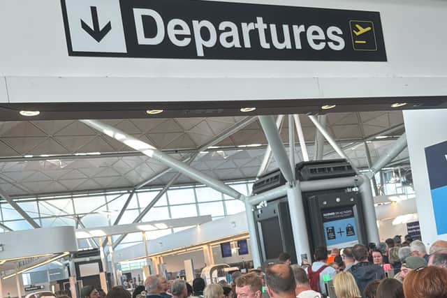 Ms Brereton also reported problems with the processing and transfer of luggage, with some left behind as the flights departed late.