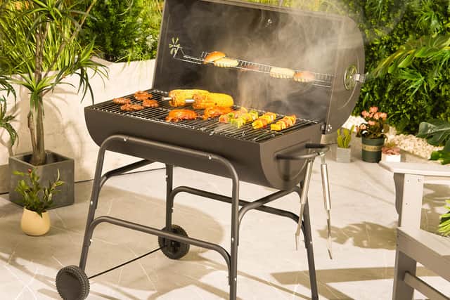 1. XL Barrel Charcoal BBQ, £99.99, Von Haus