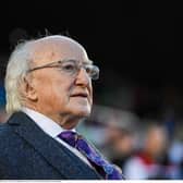 Uachtarán na hÉireann Michael D Higgins has written to Dundalk FC to congratulate the club on last week's Champions League victory over Riga. (Pic: Sportsfile)