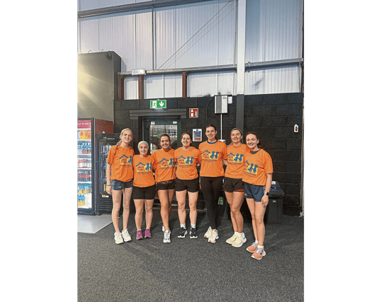 Kate Fitzgerald, Kathleen Dore, Tara Kirby, Ciara Barry, Kate Feasy, Michelle Fitzgerald, Emma Barry from Patrickswell Camogie club are running the Regeneron Great Limerick Run to raise funds