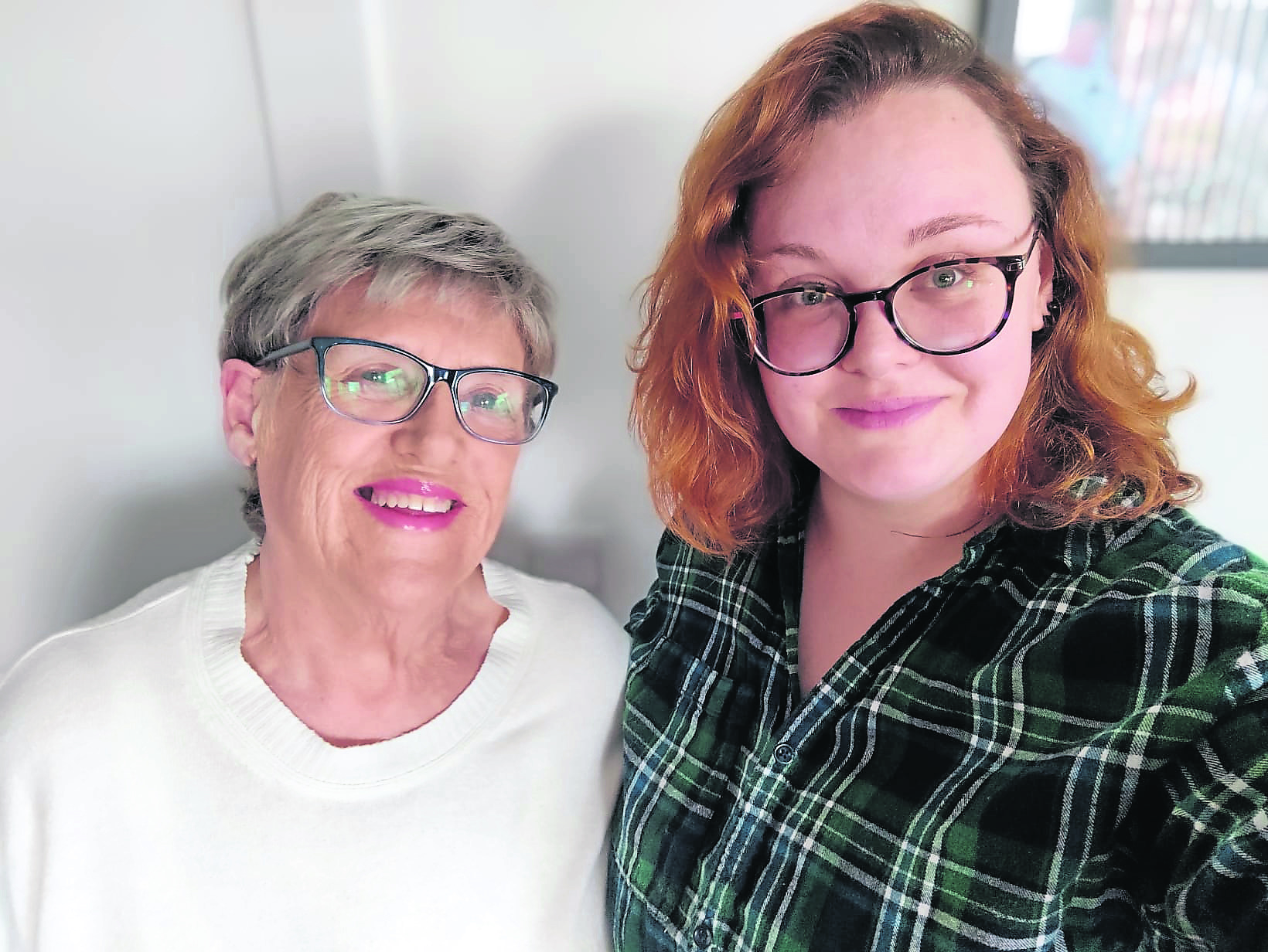 Actor Mona Gardiner with her grand-daughter Stacy O’Connell, writer of A Little Bit Of Magic