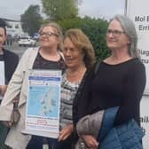Campaigners Roseena Doherty Toner, Mary Orr, Betty Holmes and Noelle Duddy in Letterkenny