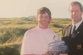 Rory McIlroy and Michael Grant in 2006 at Ballyliffin Golf Club