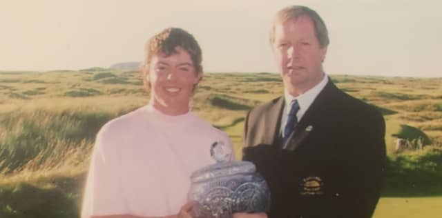 Rory McIlroy and Michael Grant in 2006 at Ballyliffin Golf Club