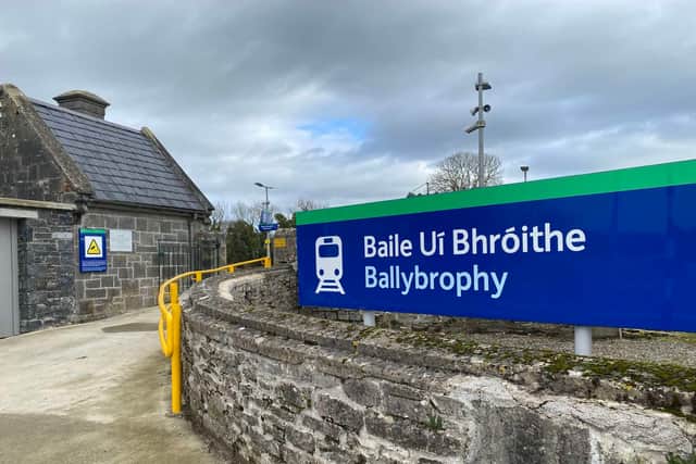 "The station now has Age Friendly car parking spaces, wheelchair accessible spaces and accompanying signage available on platform seating and waiting areas, and accessible toilets.” 