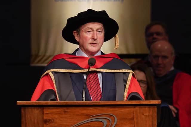 “But in any event, you know Ireland as a political country, as part of the European Union, will play its part in leading into the future – and whatever that future holds, and whatever its challenges, you’ve got to meet them and make arrangements with the best interest of your people.”