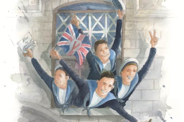 Mr Smith recalled hanging out of a window and waving a flag, probably with a drink in his hand.