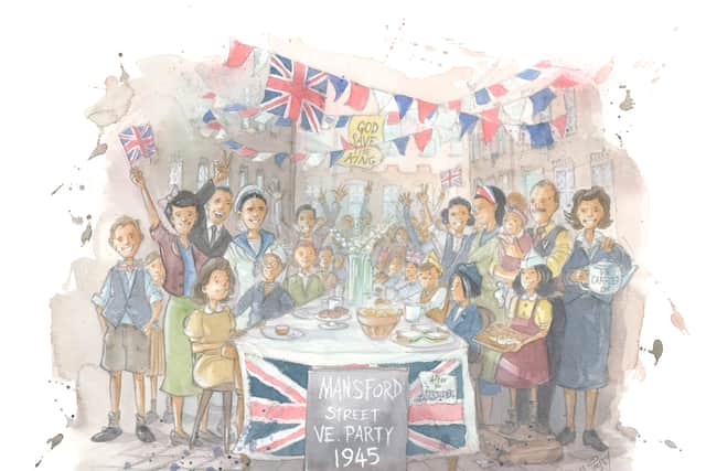 He went on: “It’s so important that we commemorate this moment as one of the last times as a nation that we can show love, respect, and appreciation to a generation who gave so much for us all. It was an honour to connect with these heroes and to illustrate their memories of VE Day.”