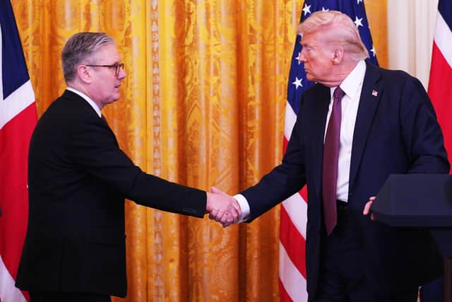 Tariffs are taxes charged on goods imported from other countries. It is not clear how a tariff on international productions could be implemented.
