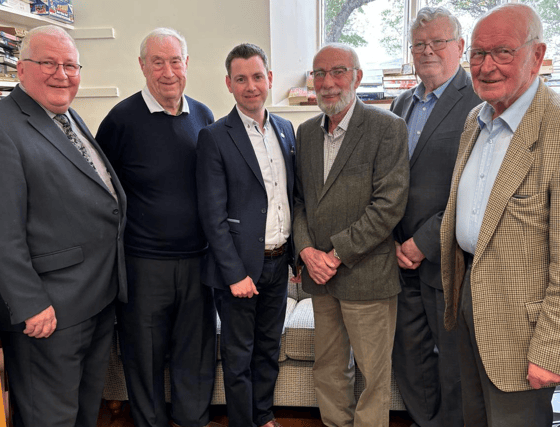 Some of the folk who enjoyed the recent annual festive get-together of the East Londonderry UUP Association near Bellarena.