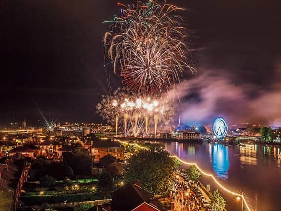 The Riverfest fireworks are one of the highlights of the annual four-day event