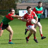 Action from Doire Trasna's victory over Sean Dolans. Pic by nwpresspics
