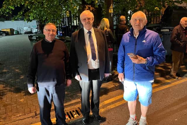 “This line represents the sword of St Michael which provides protection and places of prayer where God is felt to be close. This protection and patronage of St Michael now extends to Limerick city,” said Fr Macnamara.