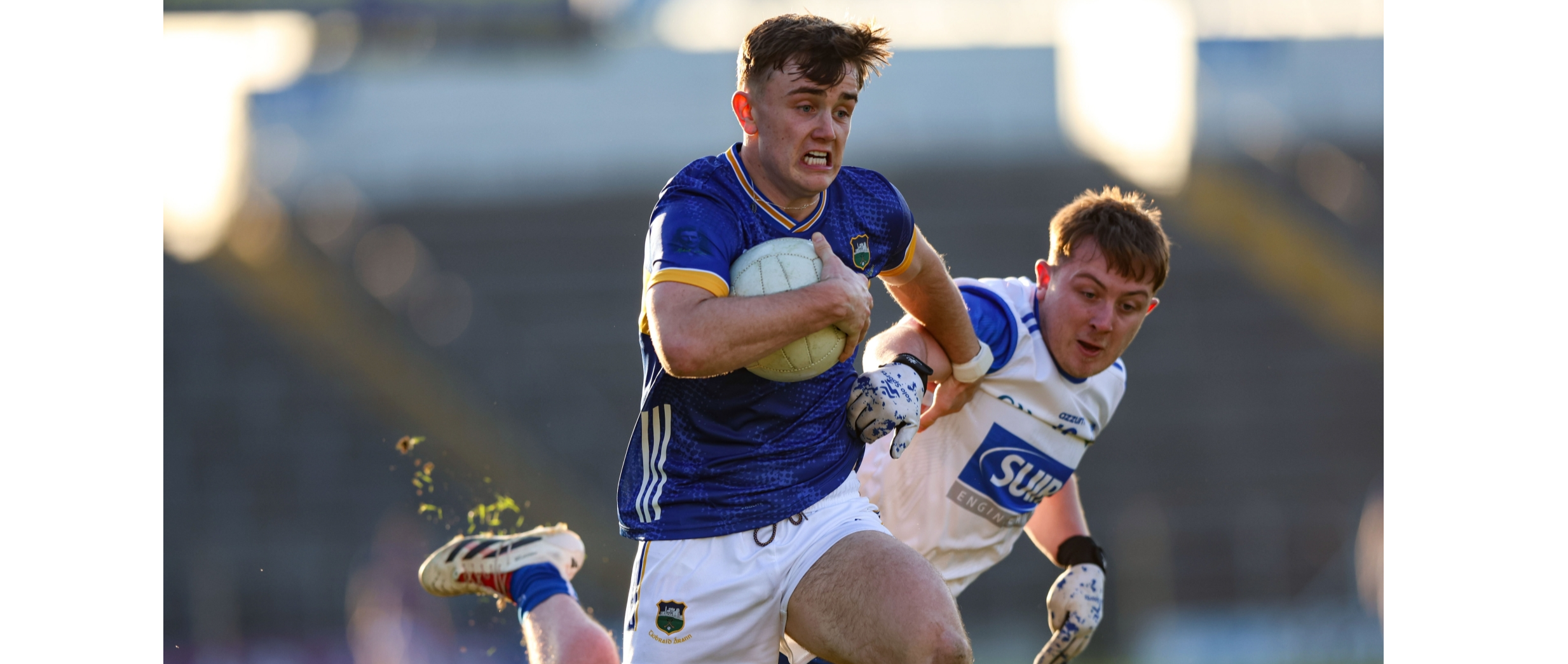 Darragh Brennan shows great determination in the Munster Championship quarter-final defeat of Waterford. Picture: Sportsfile
