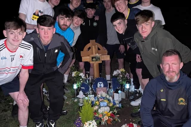 “Emmett, understandably, couldn’t bring himself to come to the matches, so not only did we lose a team mate, we lost one of the main coaches for a bit as well. We gave them a short break, and brought them back to training. We got Youth Life, a counselling service, in to speak to the boys in a group session, just to gauge where they were at and see if they were ready to play football again.”