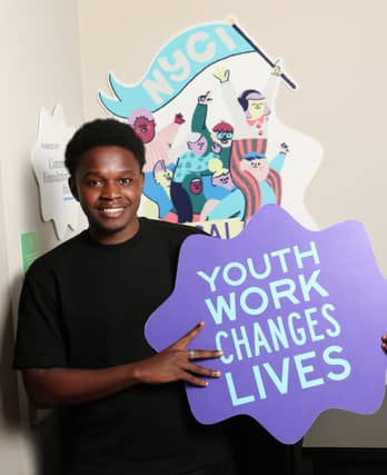 Frank Rukundo at a special event in Dublin to launch the National Youth Council of Ireland’s Local Champions 2025. Pic: Marc O’Sullivan